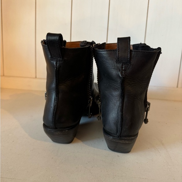 Black Frye Double zip booties - Picture 4 of 11